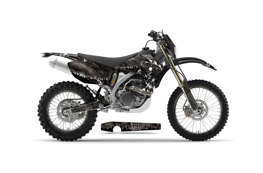 Yamaha WR450F Dirt Bike Graphic Kit - 2007-2011 Reaper Black