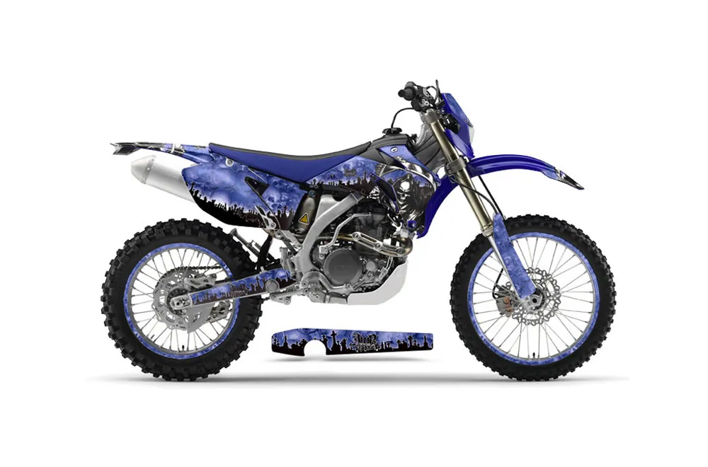 Yamaha WR450F Dirt Bike Graphic Kit - 2007-2011 Reaper Blue