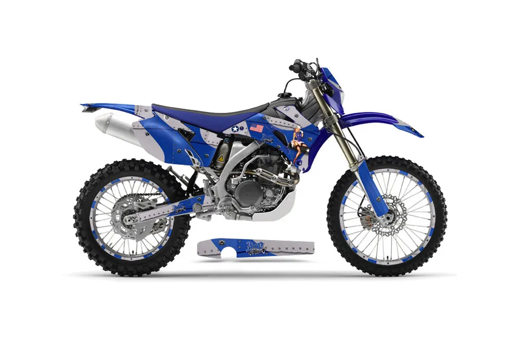Yamaha WR450F Dirt Bike Graphic Kit - 2007-2011 T Bomber Blue