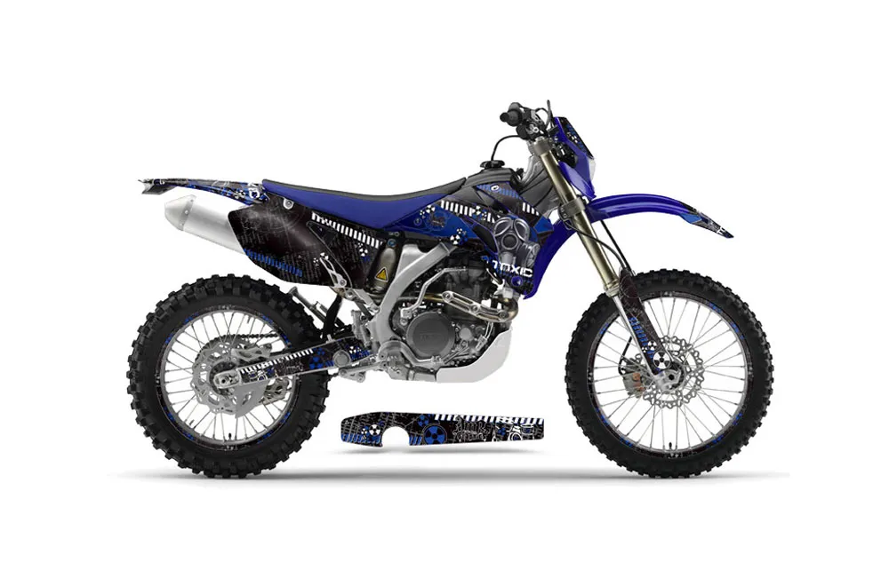 Yamaha WR450F Dirt Bike Graphic Kit - 2007-2011 Toxicity Blue