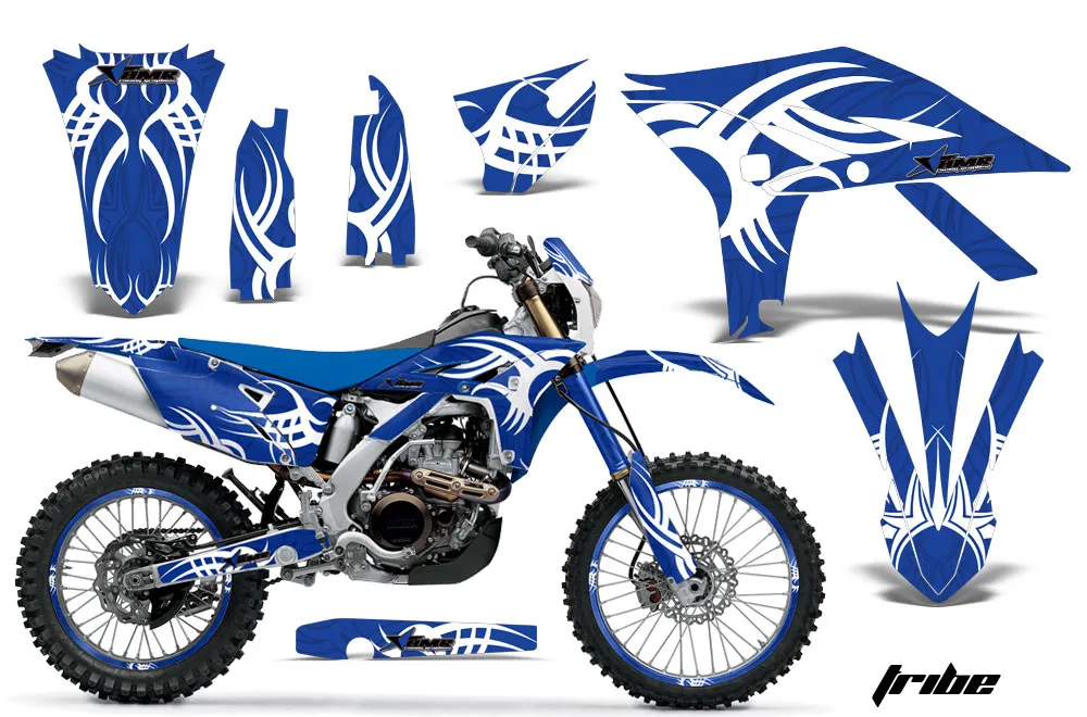 Yamaha WR450F Dirt Bike Graphic Kit - 2007-2011 Tribe Blue