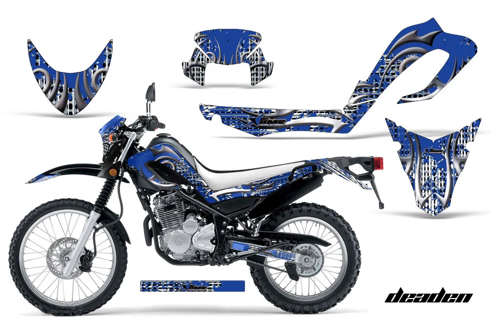 Yamaha XT250X Dirt Bike Graphic Kit - 2006-2018 Deaden Blue