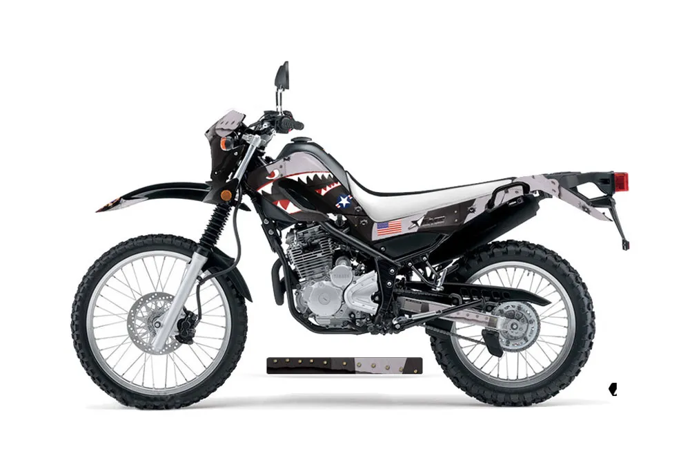 Yamaha XT250X Dirt Bike Graphic Kit - 2006-2018 P40 Warhawk Black