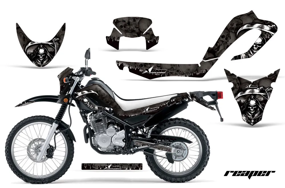 Yamaha XT250X Dirt Bike Graphic Kit - 2006-2018 Reaper Black