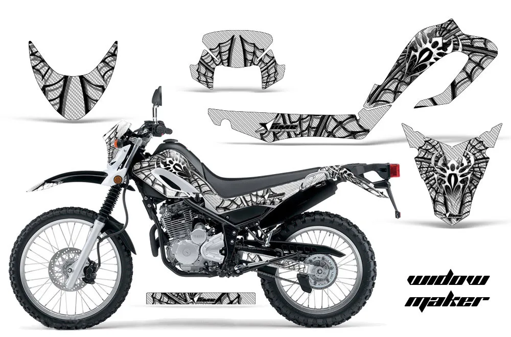 Yamaha XT250X Dirt Bike Graphic Kit - 2006-2018 Widow Maker White