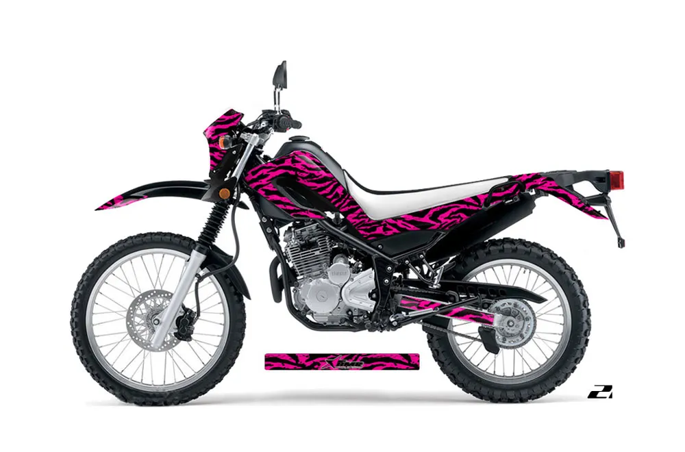 Yamaha XT250X Dirt Bike Graphic Kit - 2006-2018 Zebra Girl Pink