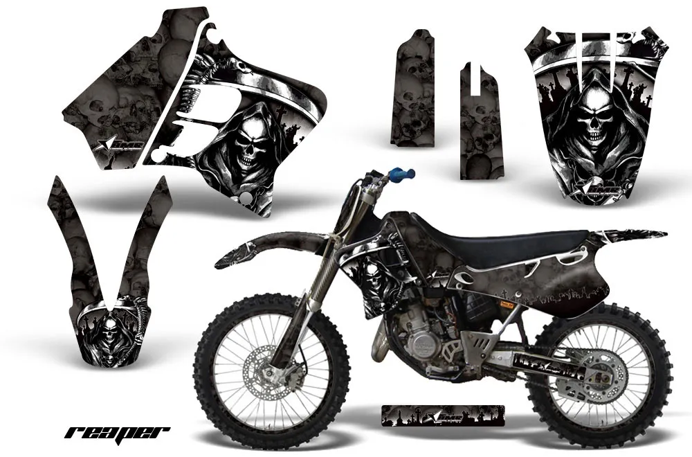 Yamaha YZ125 2 Stroke Dirt Bike Custom Graphic Kit - 1991-1992