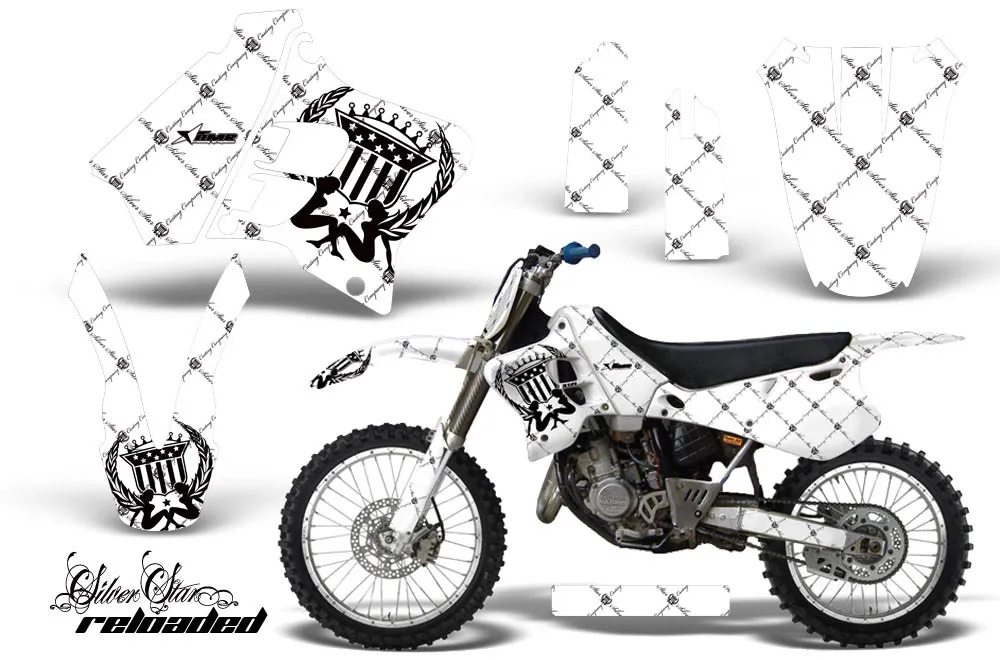 Yamaha YZ125 2 Stroke Dirt Bike Custom Graphic Kit - 1991-1992