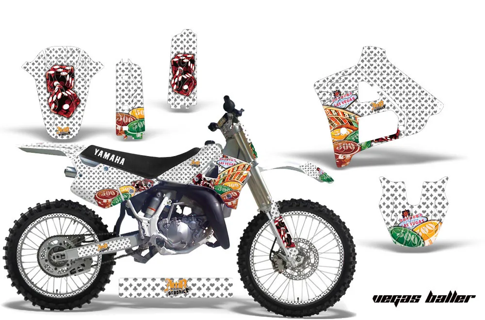 Yamaha YZ125 2 Stroke Dirt Bike Custom Graphic Kit - 1991-1992