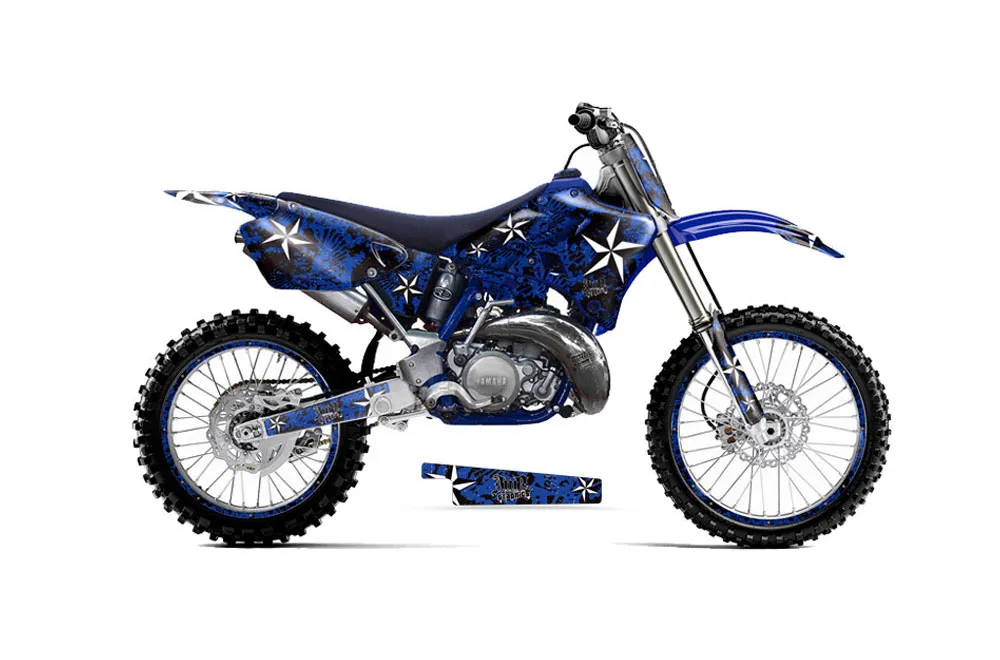 Yamaha YZ125 2 Stroke Dirt Bike Graphic Kit - 1996-2001 Northstar Blue