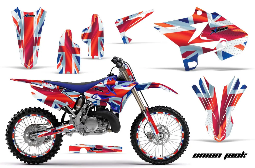 Yamaha YZ125 Dirt Bike Graphic Kit - 2002-2014 Union Jack
