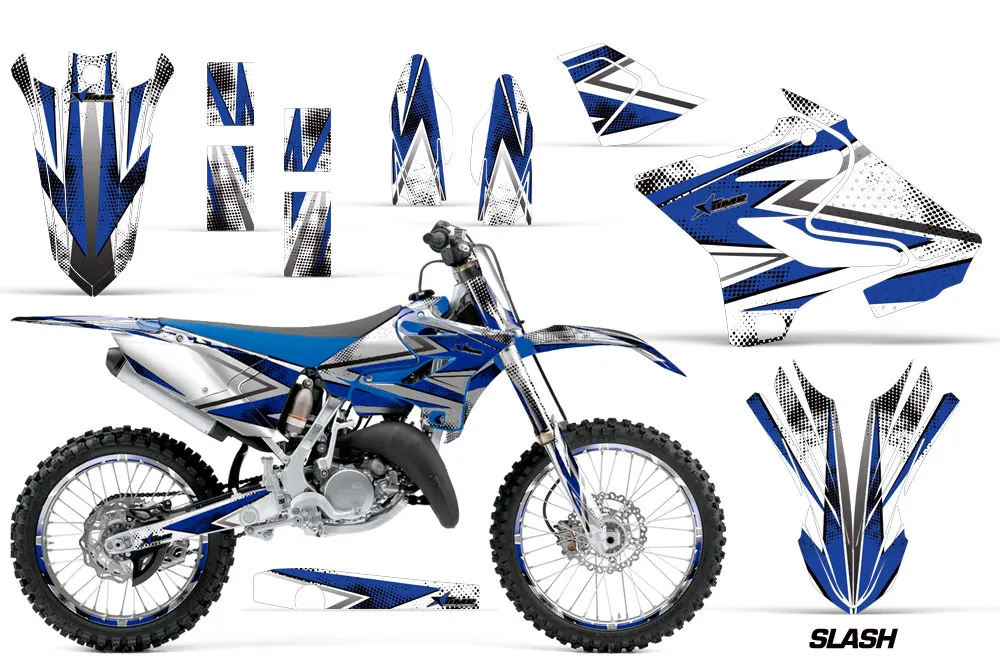 Yamaha YZ125 Dirt Bike Graphic Kit - 2015-2021 Slash Blue