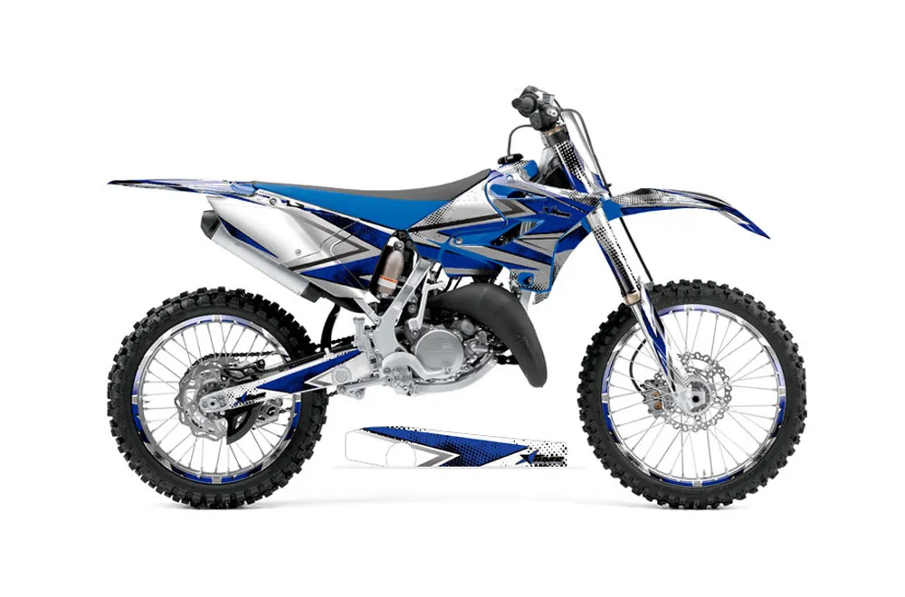 Yamaha YZ125 Dirt Bike Graphic Kit - 2015-2021 Slash Blue