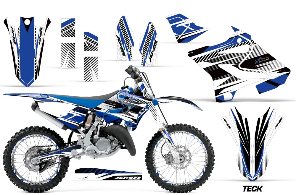 Yamaha YZ125 Dirt Bike Graphic Kit - 2015-2021 Teck Blue