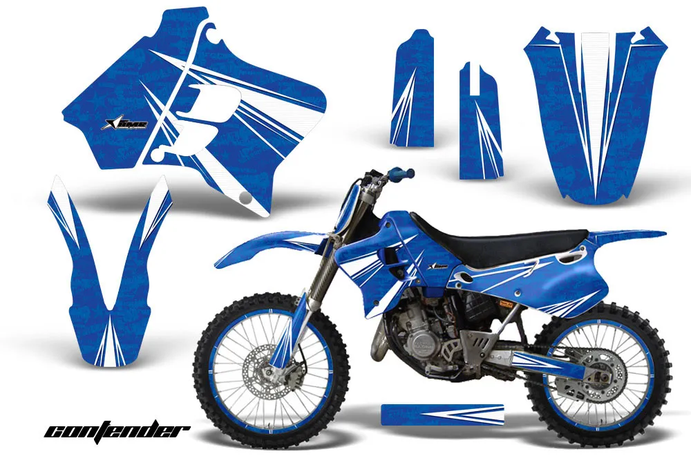 Yamaha YZ250 2 Stroke Dirt Bike Custom Graphic Kit - 1993-1995