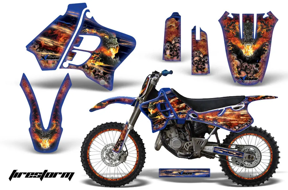 Yamaha YZ250 2 Stroke Dirt Bike Custom Graphic Kit - 1993-1995