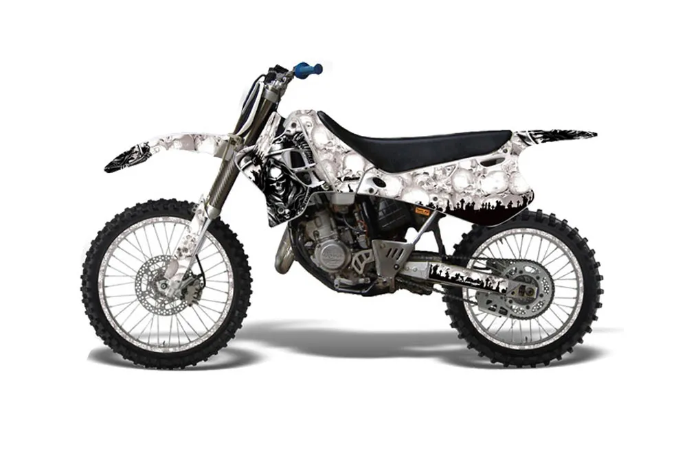 Yamaha YZ250 2 Stroke Dirt Bike Graphic Kit - 1993-1995 Reaper White