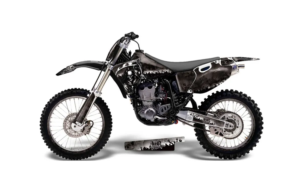 Yamaha YZ250 4 Stroke Dirt Bike Graphic Kit - 1998-2002 Reaper Black