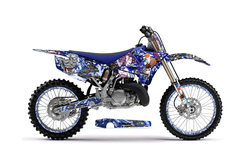 Yamaha YZ250 Dirt Bike Graphic Kit - 2002-2015 Tsunami Blue