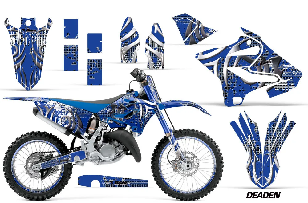 Yamaha YZ250 Dirt Bike Graphic Kit - 2015-2021 Deaden Blue