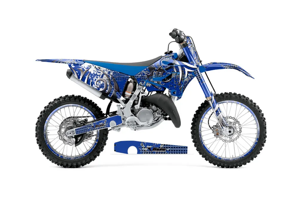 Yamaha YZ250 Dirt Bike Graphic Kit - 2015-2021 Deaden Blue