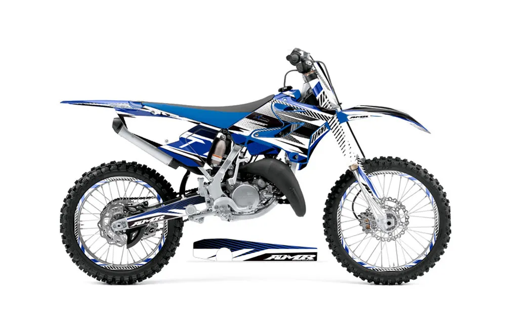 Yamaha YZ250 Dirt Bike Graphic Kit - 2015-2021 Teck Blue
