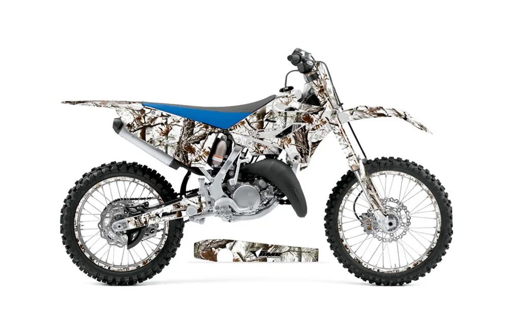 Yamaha YZ250 Dirt Bike Graphic Kit - 2015-2021 Tundra Camo