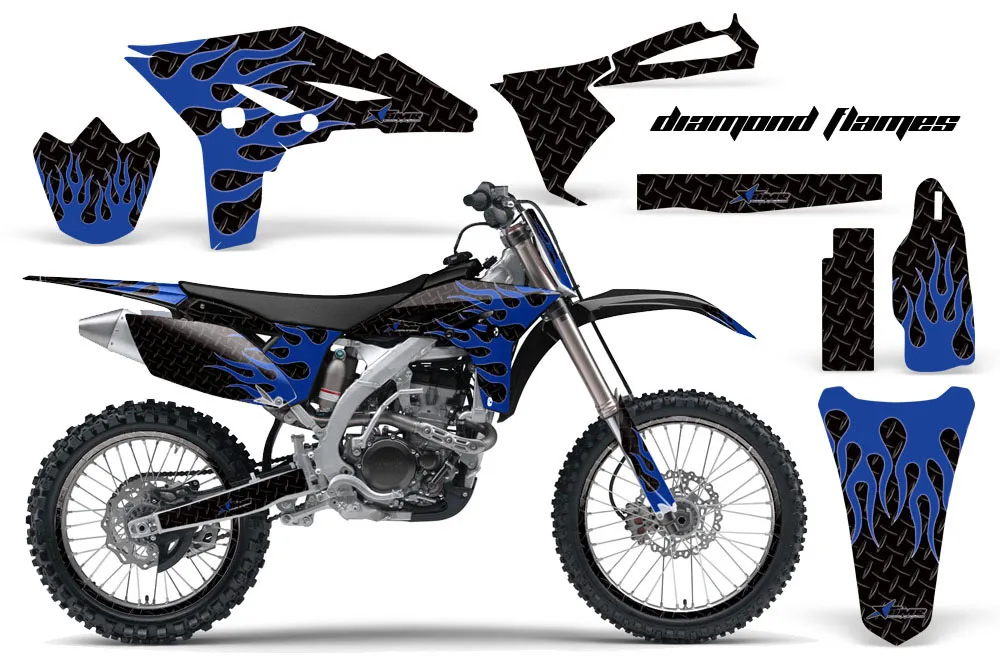 Yamaha YZ250 F 4 Stroke Dirt Bike Custom Graphic Kit - 2010-2013