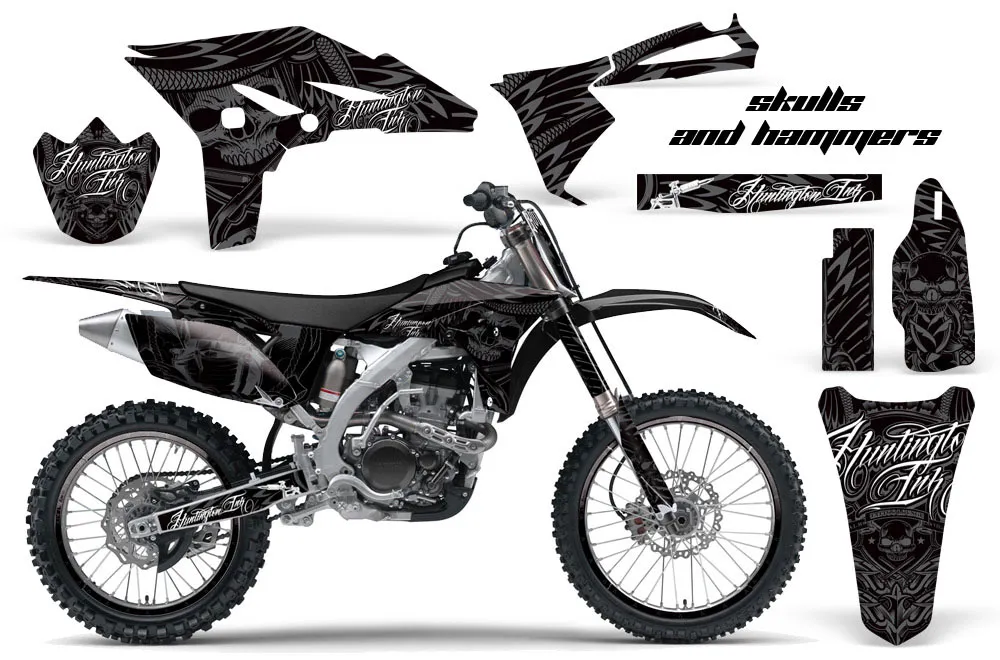 Yamaha YZ250 F 4 Stroke Dirt Bike Custom Graphic Kit - 2010-2013