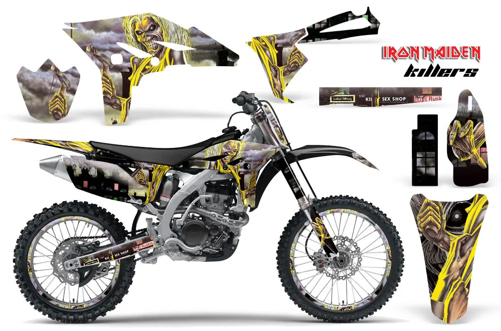Yamaha YZ250 F 4 Stroke Dirt Bike Custom Graphic Kit - 2010-2013
