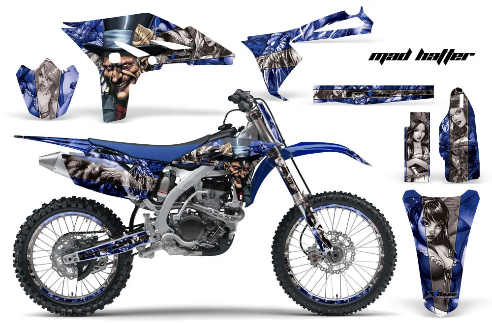 Yamaha YZ250 F 4 Stroke Dirt Bike Custom Graphic Kit - 2010-2013