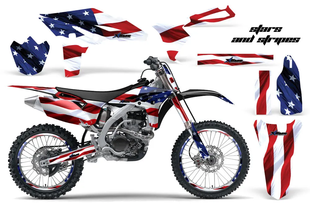 Yamaha YZ250 F 4 Stroke Dirt Bike Custom Graphic Kit - 2010-2013