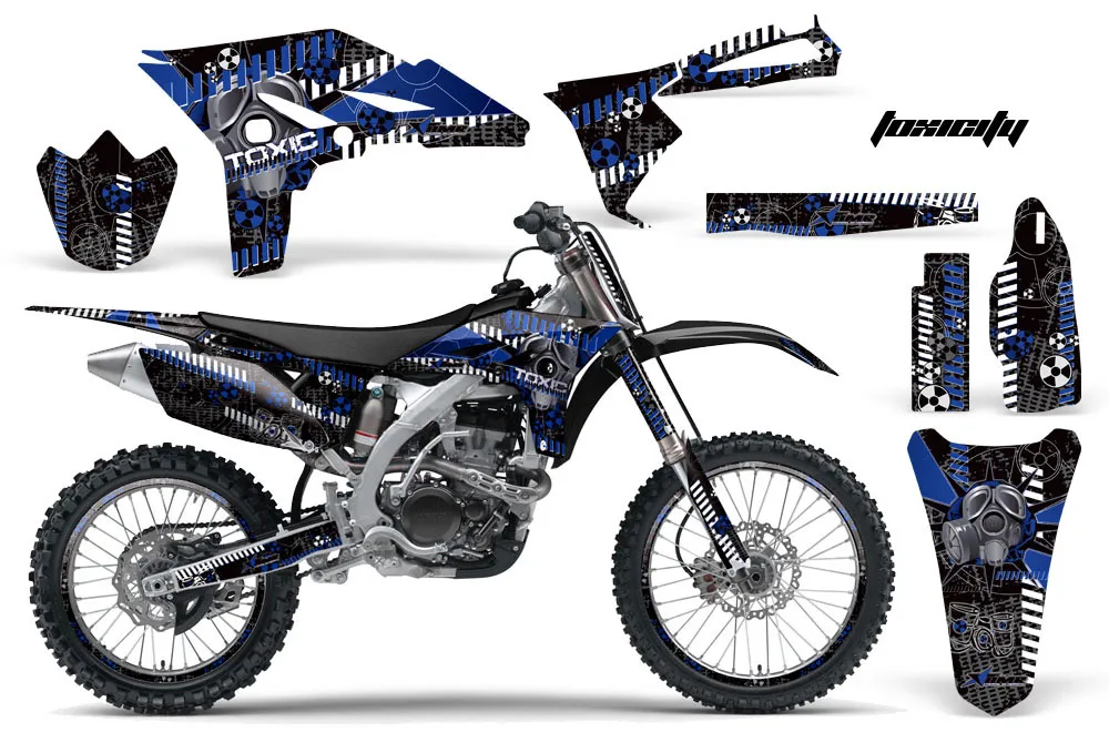 Yamaha YZ250 F 4 Stroke Dirt Bike Custom Graphic Kit - 2010-2013