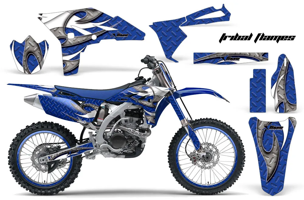 Yamaha YZ250 F 4 Stroke Dirt Bike Custom Graphic Kit - 2010-2013