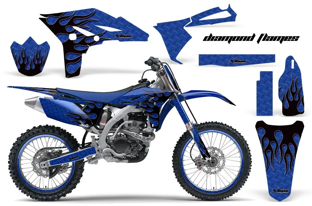 Yamaha YZ250 F 4 Stroke Dirt Bike Custom Graphic Kit - 2010-2013