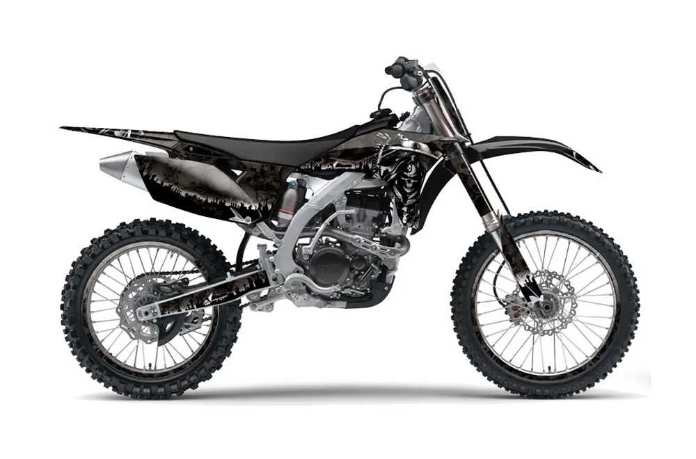 Yamaha YZ250 F 4 Stroke Dirt Bike Graphic Kit - 2010-2013 Reaper Black