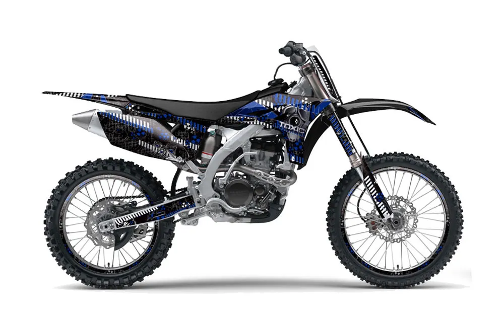Yamaha YZ250 F 4 Stroke Dirt Bike Graphic Kit - 2010-2013 Toxicity Black