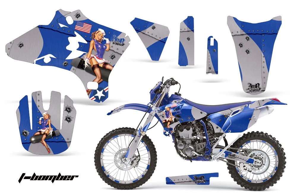 Yamaha YZ250 F Dirt Bike Custom Graphic Kit - 2014-2018