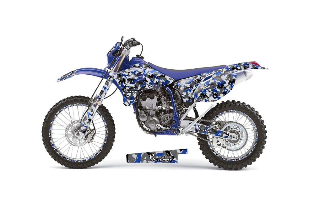 Yamaha YZ250 F Dirt Bike Graphic Kit - 2003-2005 Urban Camo Blue