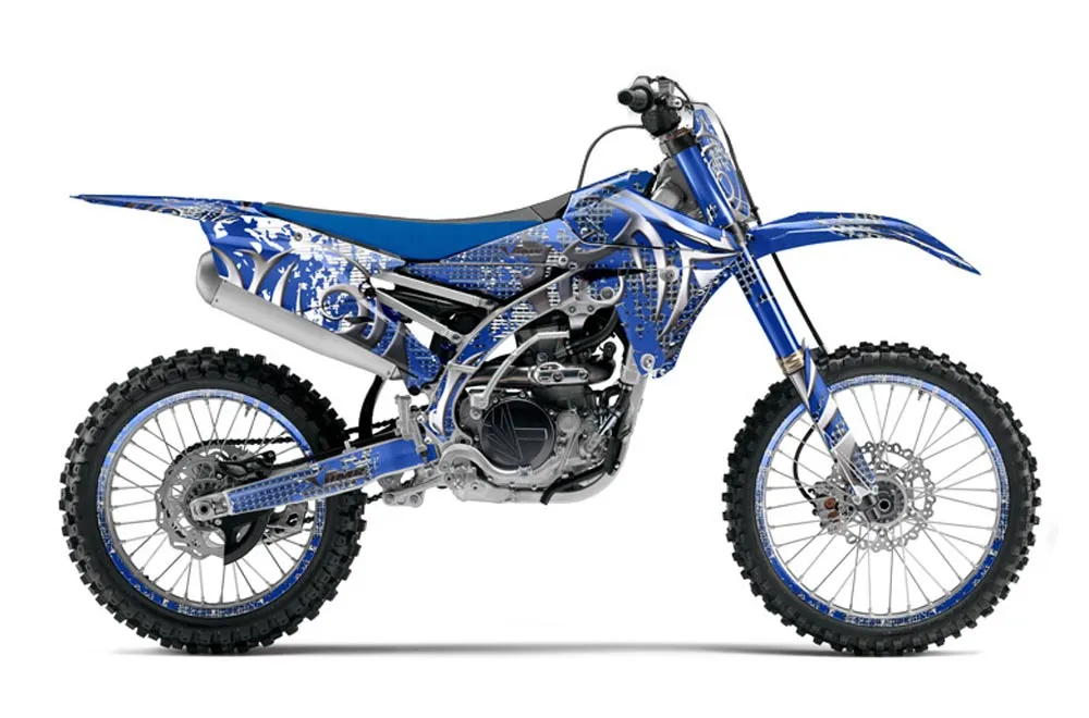 Yamaha YZ250 F Dirt Bike Graphic Kit - 2014-2018 Deaden Blue