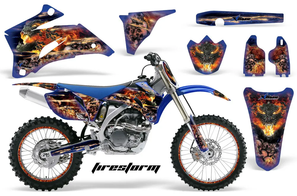 Yamaha YZ250F / YZ450F Dirt Bike Custom Graphic Kit - 2006-2009