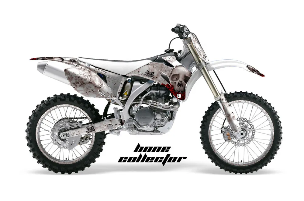 Yamaha YZ250F / YZ450F Dirt Bike Graphic Kit - 2006-2009 Bone Collector Red
