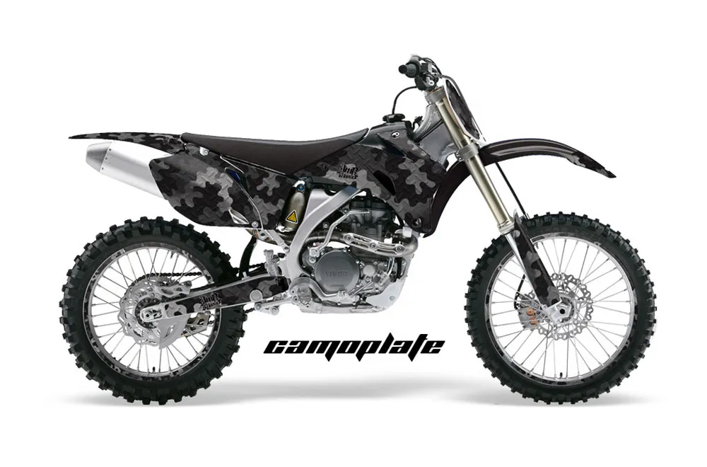 Yamaha YZ250F / YZ450F Dirt Bike Graphic Kit - 2006-2009 Camoplate Black