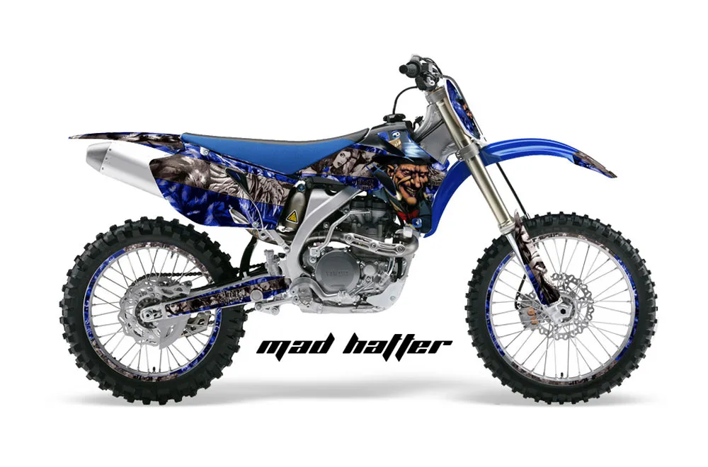 Yamaha YZ250F / YZ450F Dirt Bike Graphic Kit - 2006-2009 Mad Hatter Blue