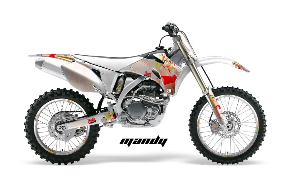 Yamaha YZ250F / YZ450F Dirt Bike Graphic Kit - 2006-2009 Mandy Red