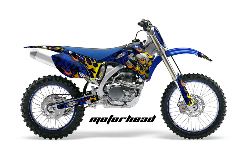 Yamaha YZ250F / YZ450F Dirt Bike Graphic Kit - 2006-2009 Morothead Blue