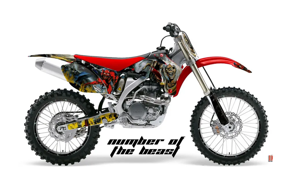 Yamaha YZ250F / YZ450F Dirt Bike Graphic Kit - 2006-2009 Number of the Beast
