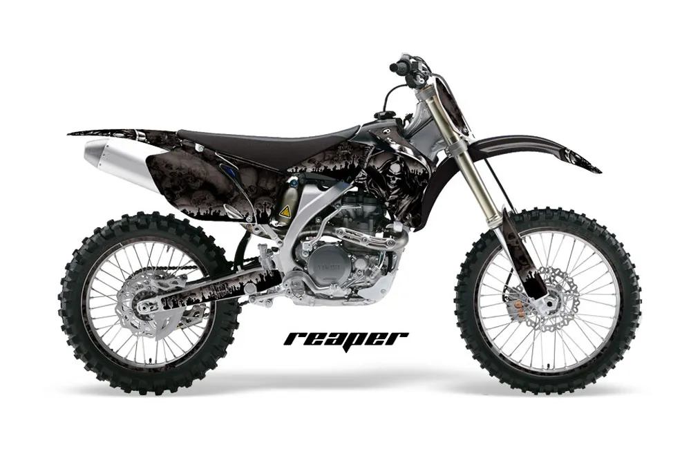 Yamaha YZ250F / YZ450F Dirt Bike Graphic Kit - 2006-2009 Reaper Black