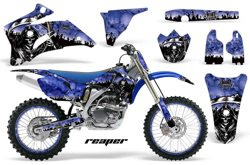 Yamaha YZ250F / YZ450F Dirt Bike Graphic Kit - 2006-2009 Reaper Blue