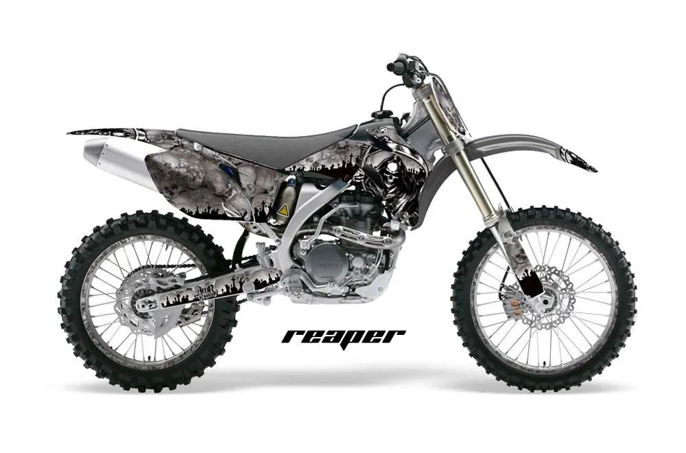 Yamaha YZ250F / YZ450F Dirt Bike Graphic Kit - 2006-2009 Reaper Silver